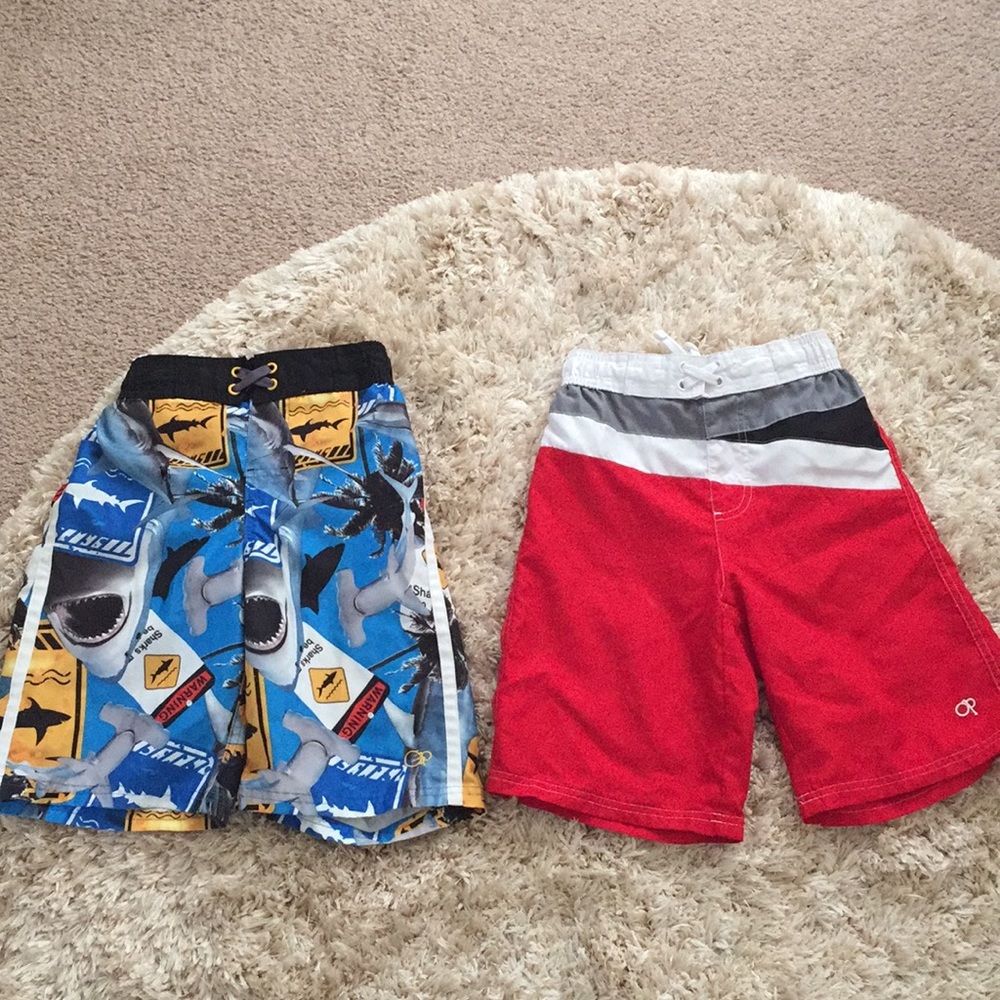 Boys size 8 swim wear